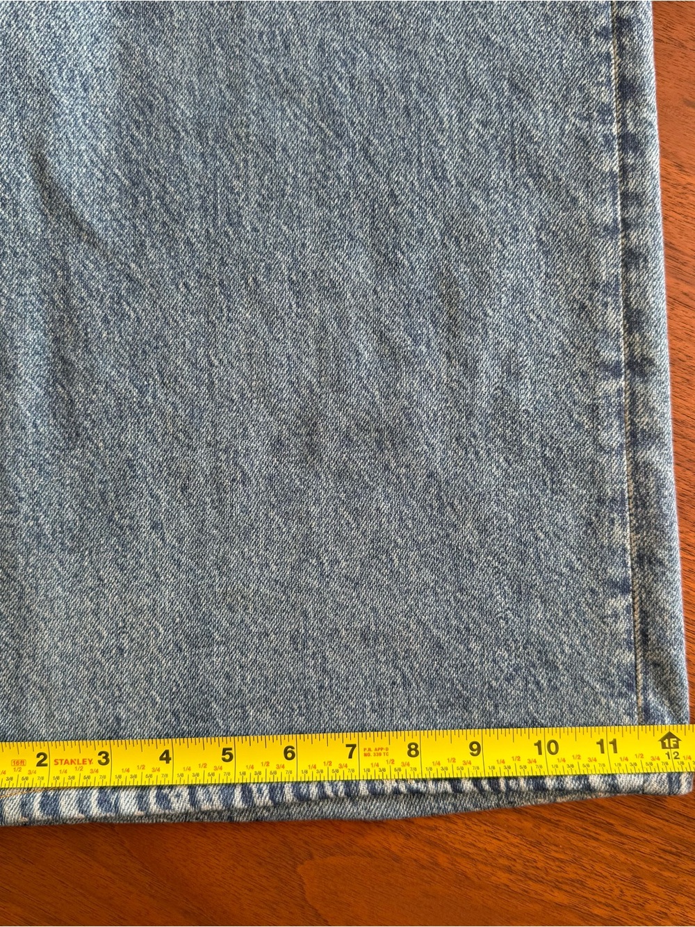 Rag & Bone Miramar Sofie Women’s Wide Leg Terry Jeans Minetta Blue Size 28 - Picture 11 of 13